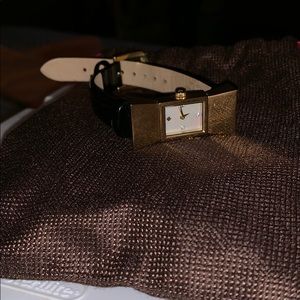 Kate Spade black and gold watch